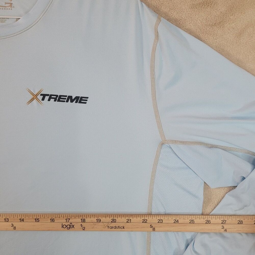 GAMEGUARD OUTDOORS Men's Long Sleeve T-Shirt Xtreme Graphic Blue Size 2XL - Picture 6 of 7